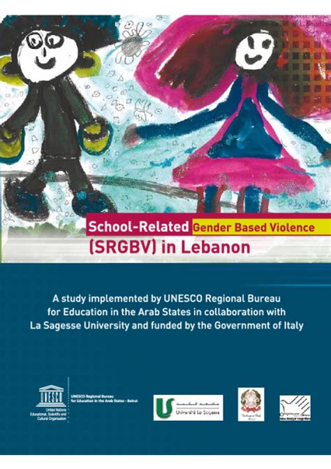 School Related Gender Based Violence In Lebanon Ungei