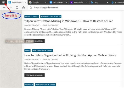 Vertical Tabs Button In Microsoft Edge How To Show Or Hide