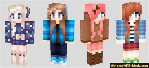 Girl, boy, hd, capes for them. Cool Girls Skins Pack for Minecraft PE 1.9.0.3, 1.8.1, 1.8.0