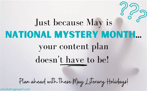 May Observances To Inspire Your Author Branding And Content
