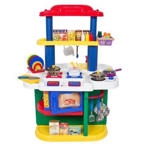 Maybe you would like to learn more about one of these? Deluxe Kids Boys Girls Chef Toy Kitchen Cooking Pretend ...