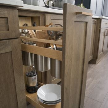 Most kitchen cabinets are at least 22 inches in depth on the inside. Storage - Dura Supreme Cabinetry