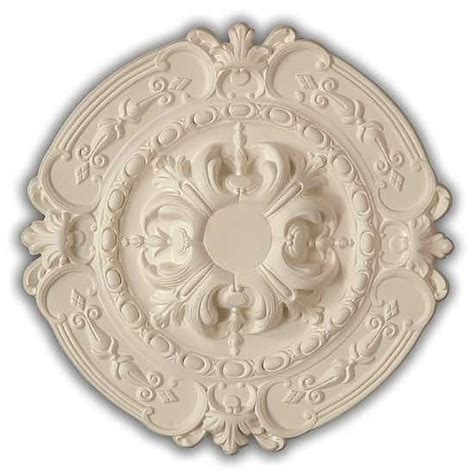 Westinghouse victorian white finish ceiling medallion adds an elegant aesthetic to any ceiling fan or lighting fixture. Victorian Ceiling Medallion (17 inch) $35 | Victorian ...