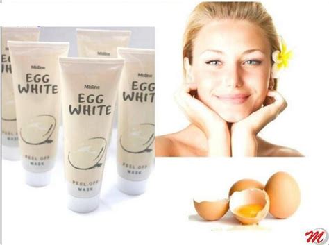 Egg White Peel Off Face Mask Collagen Blackhead Remover Thailand