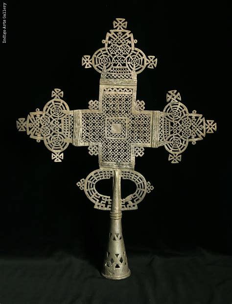 Coptic Christian Processional Cross Indigo Arts