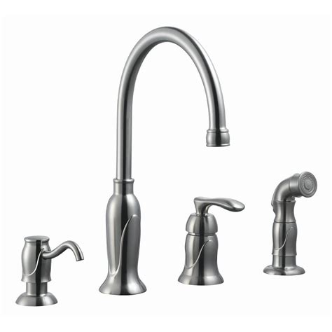 Moen 3942srs kitchen soap and lotion dispenser. Design House Madison Single Handle Kitchen Faucet with ...