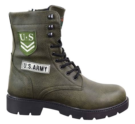 Mens Us Army Style Ankle Boots Happy Gentleman