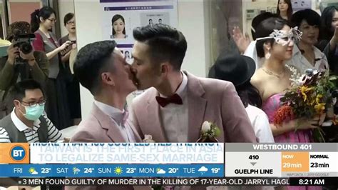 Taiwan Legalizes Same Sex Marriage Youtube