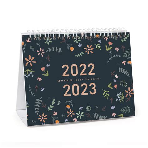 Buy Desk Calendar 2023 2024 Monthly Desktop Calendar Standing Flip