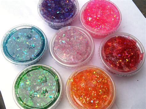 Clear Glitter Slime Package Bundle Pack Party Glitter Bomb Etsy