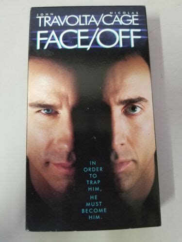 Face Off VHS 1997 John Travolta Nicolas Cage Thriller 973633055382