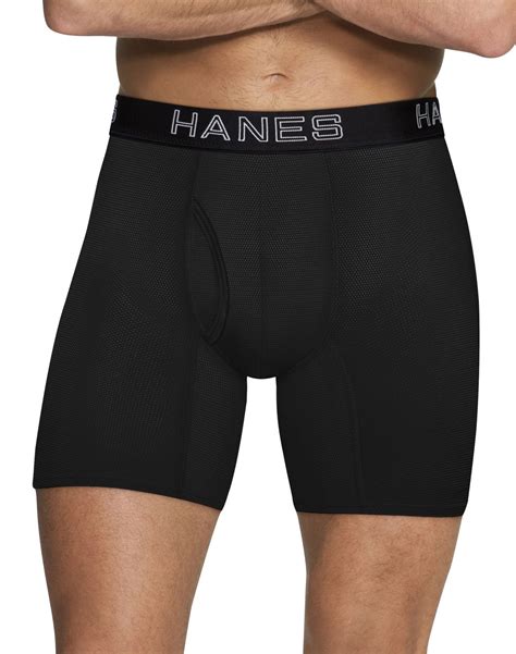 Men S Hanes UWBBB4 Ultimate ComfortFlex Fit Boxer Briefs 4 Pack