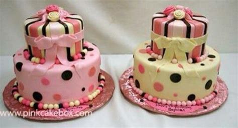 Great For Twins Twin Birthday Cakes Celebration Cakes Tiered Cakes