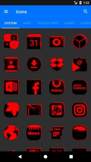 Black And Red Icon Pack At Collection Of Black And