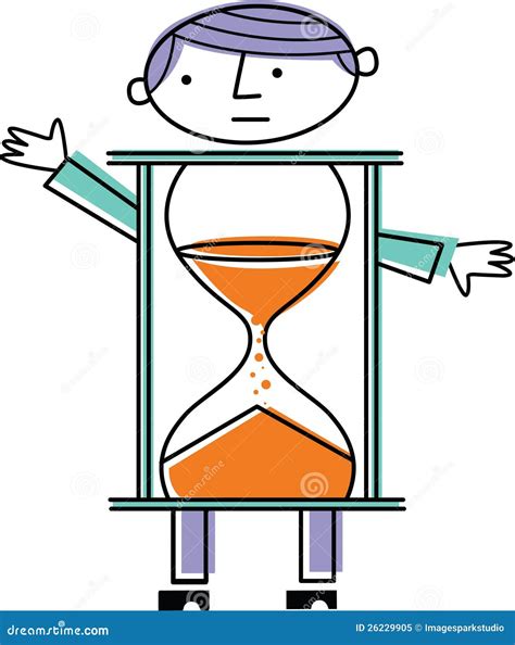 Man With Hourglass Body Stock Illustration Illustration Of Coloured