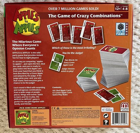 Mattel Apples To Apples Party In A Box The Card Game Of Crazy Combinations 746775321543 Ebay