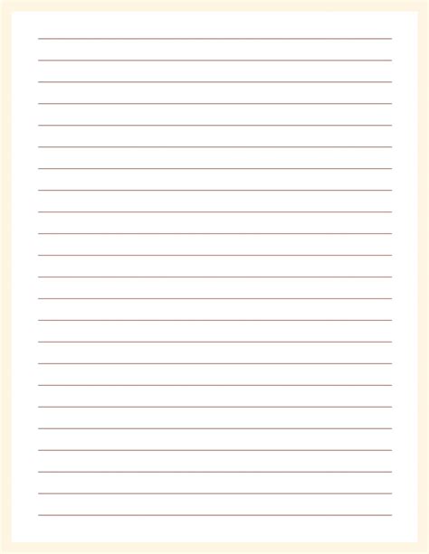 Free Lined Printable Paper