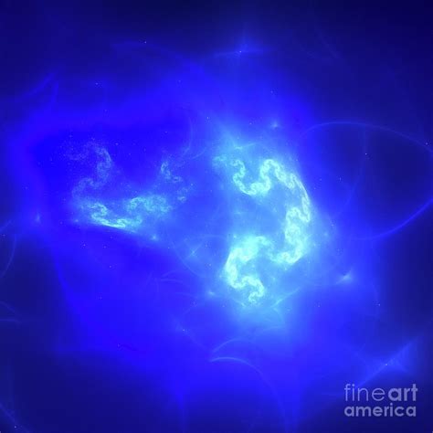 Plasma Field In Space With Stars Photograph By Sakkmesterkescience