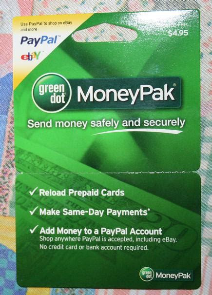 Green dot card is a prepaid card from the greendot corporation founded by steve streit in the year 1999 for teenagers to shop online. How to Fund PayPal Account With Cash Via MoneyPak - No Credit Card or Bank Account Required ...