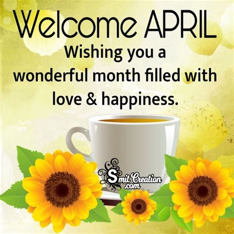 Welcome April Wishes