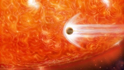 Star Destroys Planet Red Giant Caught Devouring Its Own Satellite