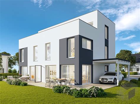 Die gleiche privatsphäre wie zu hause. Doppelhaushälfte Meißen von FIBAV | Fertighaus.de