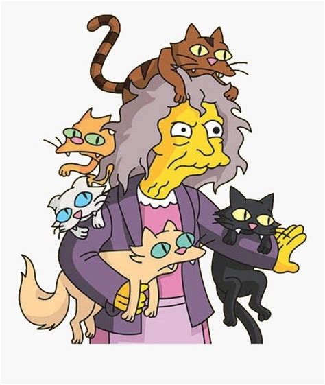Crazy Cat Lady The Sipmsons Twitch Emote Dibujos De Los Simpson Tatuaje De Los Simpsons