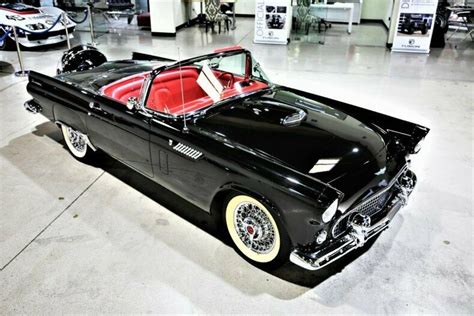 1956 Ford Thunderbird 299 Miles Black Convertible 312 V8 3 Speed