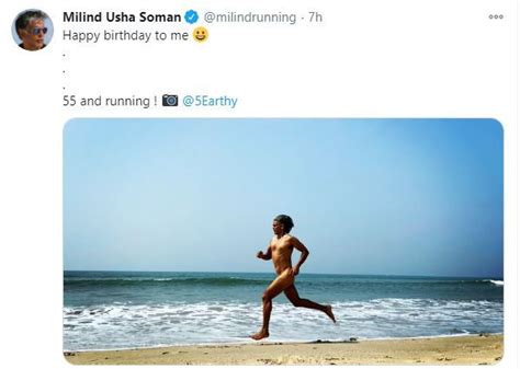 Milind Soman Nude Run On The Beach Milind Soman Ran Nude On The Beach