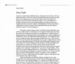 ghost story essay spm