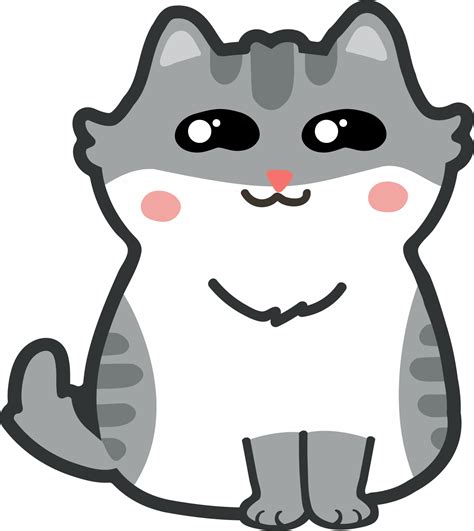 Cute Cat Cartoon Kitty 8483725 Png
