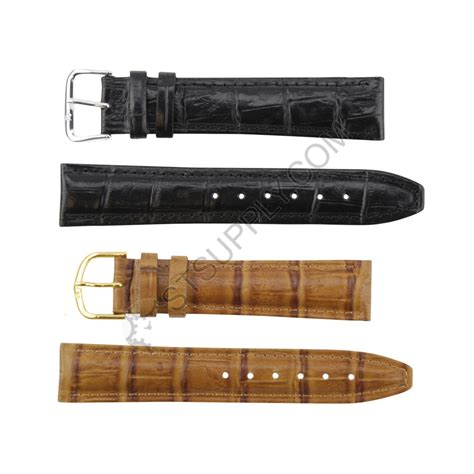 Situated in the eastern part of the united states of america; West Virginia Alligator Grain Genuine Leather Band ...
