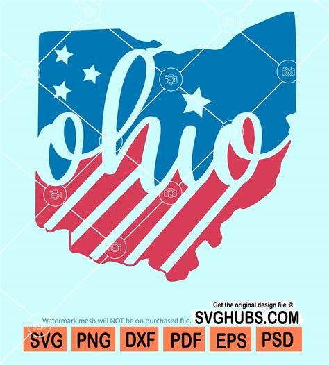 Ohio State Svg Ohio Svg Ohio Outline Svg State Clipart Svg State Of