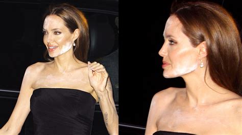Angelina Jolie Suffers Extreme Makeup Malfunction