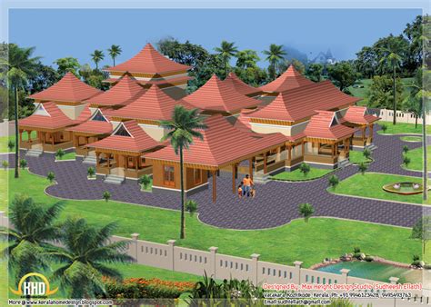 Single Floor Luxury Mansion Elevation Kerala Home Design And Floor