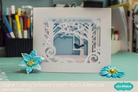 Shadow Box Card tutorial for Cricut Design Space with Karin | Box cards