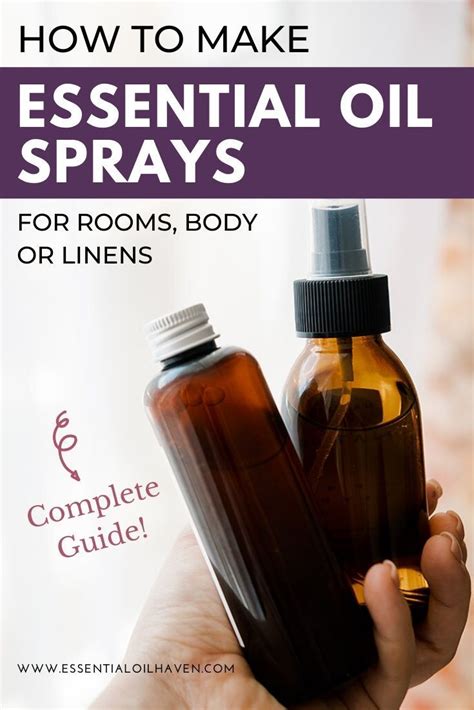 I received a few from now foods a while back in a monthly package i received as part of an ongoing partnership i have with them, and i feel that those first few. How to Make an Essential Oil Spray | Essential oils room ...