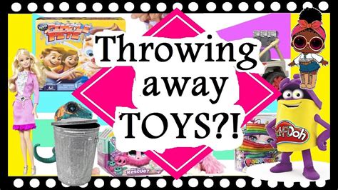 throwing away toys too many toys we also have big news youtube