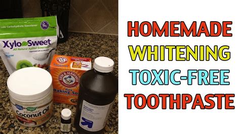 Wrap the strips around your upper and lower teeth and during this process of teeth whitening with baking soda, do not brush. Homemade Whitening Toothpaste Recipe w/ Baking Soda - YouTube