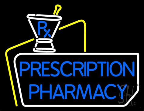 Prescription Pharmacy Led Neon Sign Pharmacy Neon Signs Everything Neon