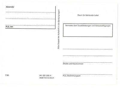 Dankeskarten für hochzeit, geburt, taufe, kommunion, geburtstag, trauer uvm. Adressaufkleber für Päckchen Pakete - Deutsche Bundespost ...