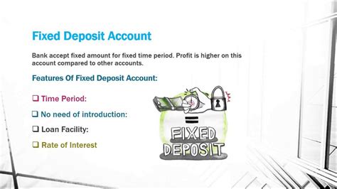 Maybe you would like to learn more about one of these? Banking - Lecture 7 - Bank Accounts: Fixed Deposit Account - YouTube