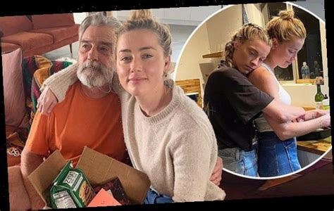Amber Heard She Shares Sweet Snaps With Her Father And Sister