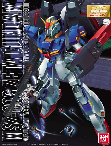 Gundam Master Grade 1100 Scale Model Kit Msz 006 Zeta Gundam