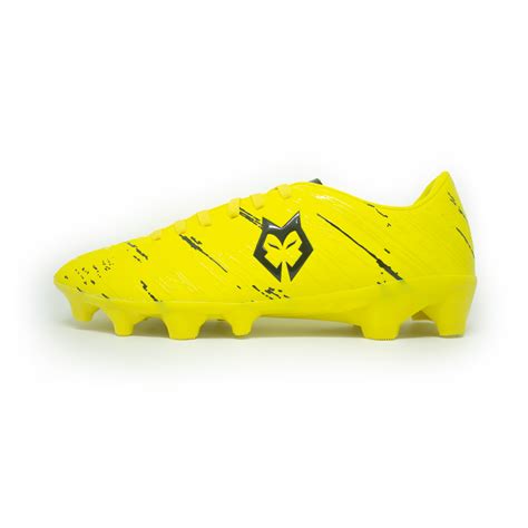 Sepatu Bola Lycan Spectre Plasma FG-Yellow/Black - KICKOFF Sports.id