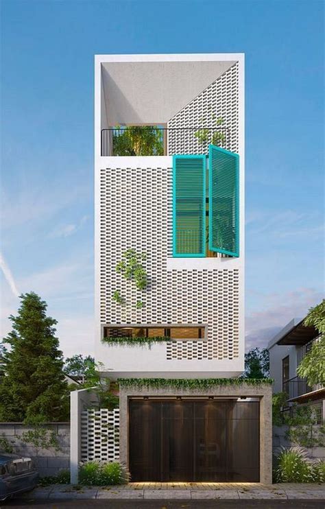 20 Modern Residential House Design In The Style Of Vertical Houses