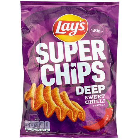 Lay S Super Chips Deep Sweet Chilli And Deep American Bbq €0 89 Per Zak