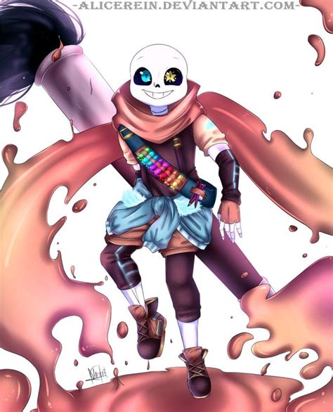 I was too lazy to continue this but. Ink-Sans by AliceRein on DeviantArt | Undertale fanart ...