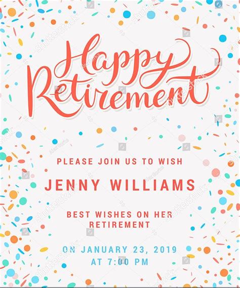 31 Retirement Party Invitation Templates Free And Premium Downloads