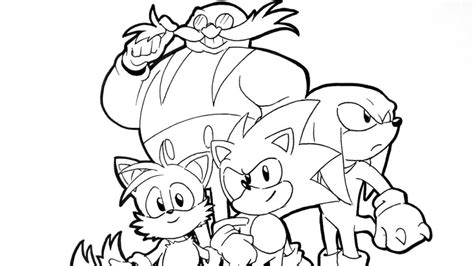 Delincuente Bosque Copiar Dibujos Para Colorear Sonic Y Sus Amigos Asco